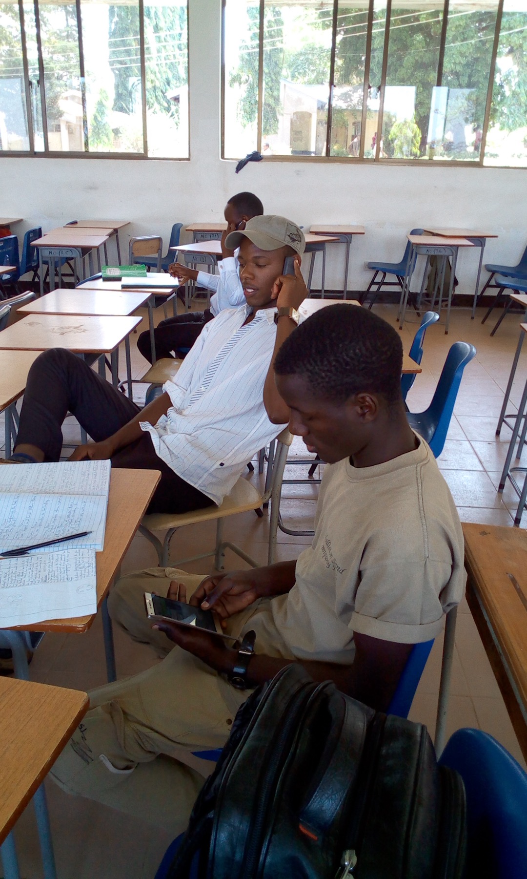 Representative African classroom learning activity