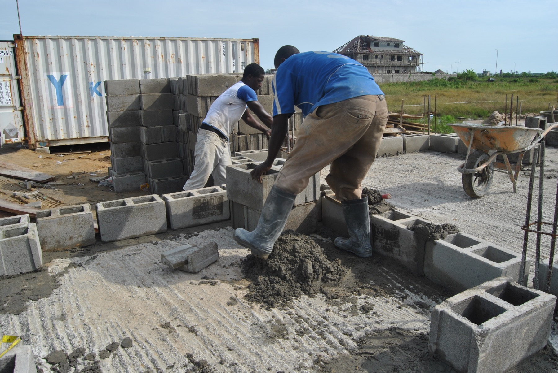 Representative bricklayer training activity