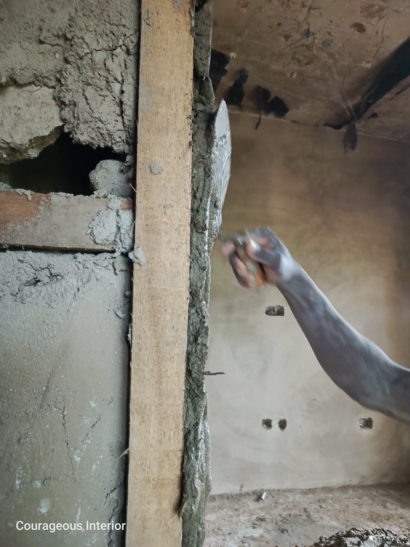 Representative practical plastering activity